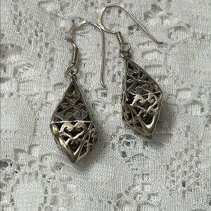 Elegant Silver Dangle Earrings